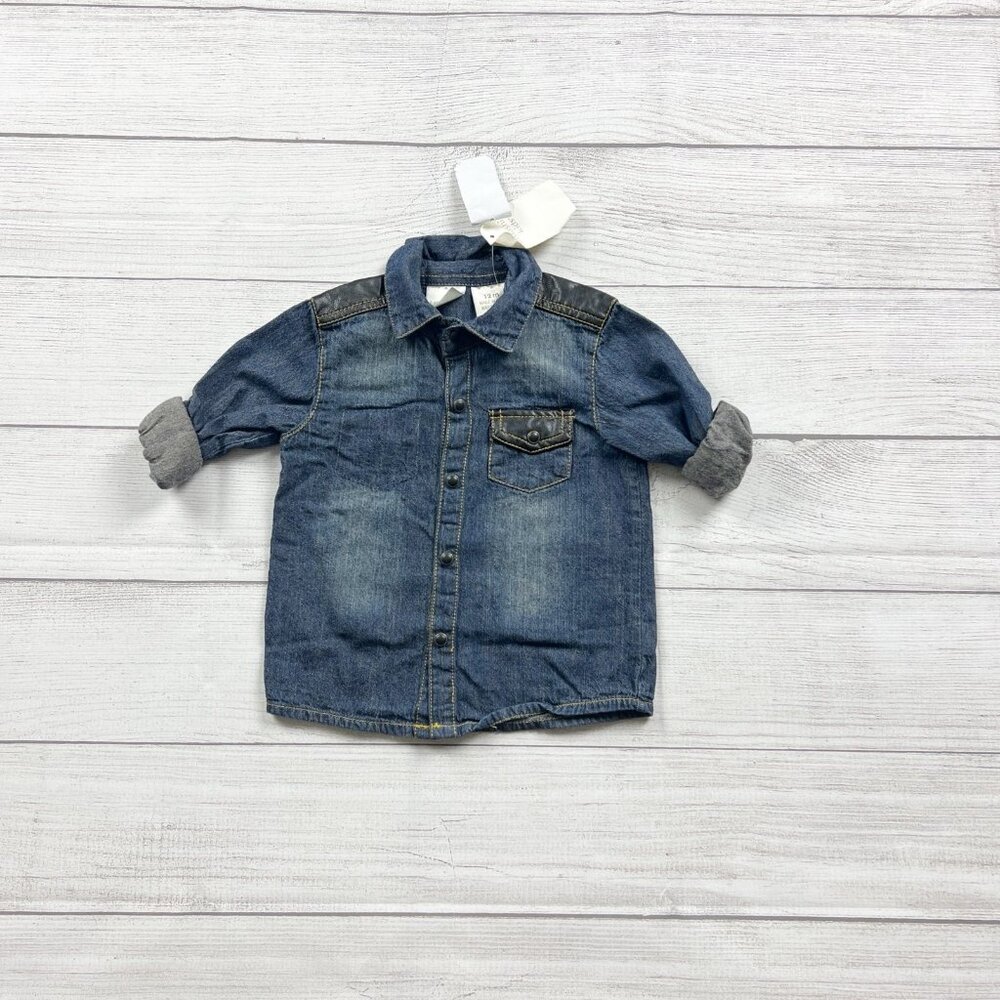 NWT Kardashian Kids Chambray Shirt